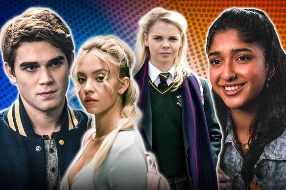 Teenage TV shows Never Have I Ever Year Of Euphoria and why we