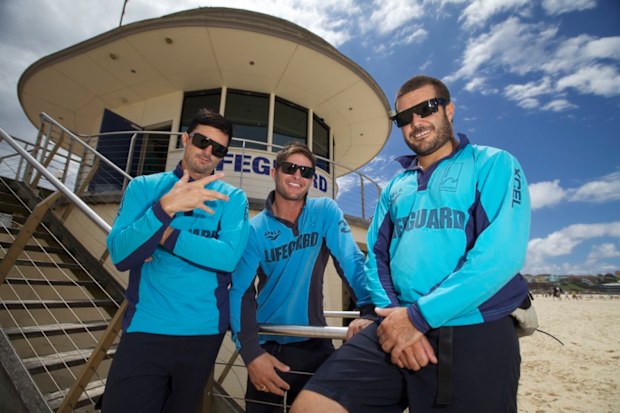 Daniel McLaughlin (right) was a lifeguard at Bondi with Matt Dee (left).