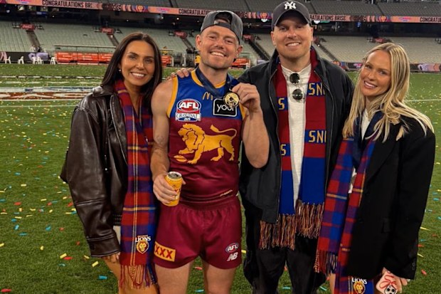 L_R: Tess Crosley, Lachie Neale, Ben Crosley, Jules Neale