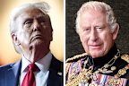 The president and the monarch, Donald Trump and King Charles.