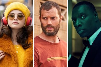 The new breed of TV ‘detectives’: Selena Gomez in Only Murders in the Building, Jamie Dornan in The Tourist and Omar Sy in Lupin.