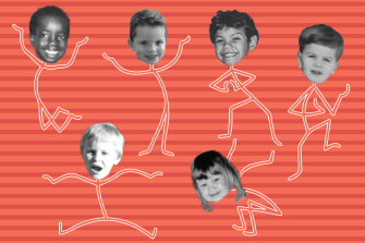 Guess who? The childhood faces of six famous Australians.