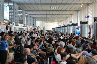 Set your expectations low and arrive early at this airport