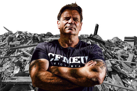 CFMEU Victorian secretary John Setka.