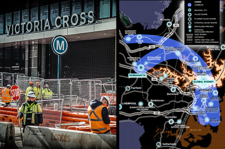 The new Metro overlaps with Sydney’s Global Economic Zone.