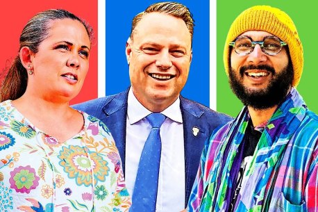 Your options for Lord Mayor: Tracey Price, Adrian Schrinner and Jonathan Sriranganathan.