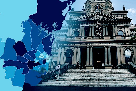 Eight of the 10 richest LGAs in Sydney have the best access to councillors