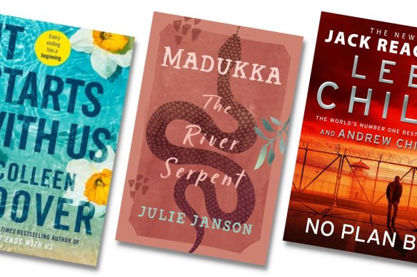 Books to read this week include It Starts With Us by BookTok queen Colleen Hoover, Madukka the River Serpent and the new Jack Reacher novel.