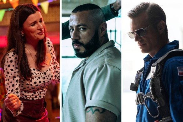 Discover these TV shows (from left): Aisling Bea in This Way Up, the criminal world of Ganglands and Joel Kinnaman in For All Mankind.