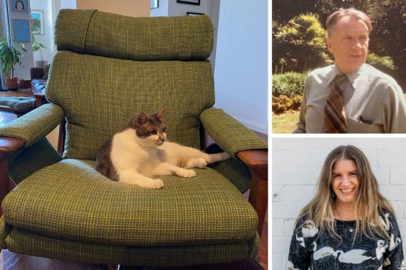The Tessa T21 chair that Nova Weetman inherited from her grandfather is now a favourite with her cat. 