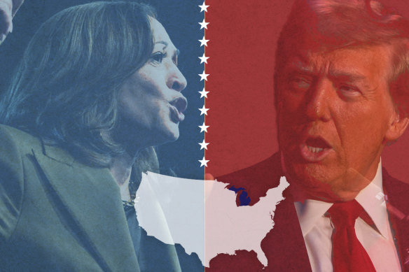 Michigan battleground - US election 2024