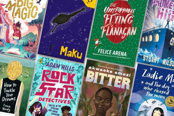 Top children’s books include Meyne Wyatt’s Maku, Felice Arena’s The Unstoppable Flying Flanagan, Rockstar Detectives by Adam Hills and Akwaeke Emezi’s Bitter.