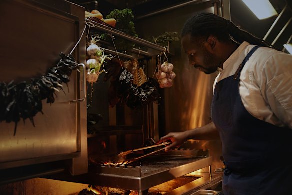 Brian Cole has led the kitch at the Ritz-Carlton’s Hearth restaurant for the last three years.