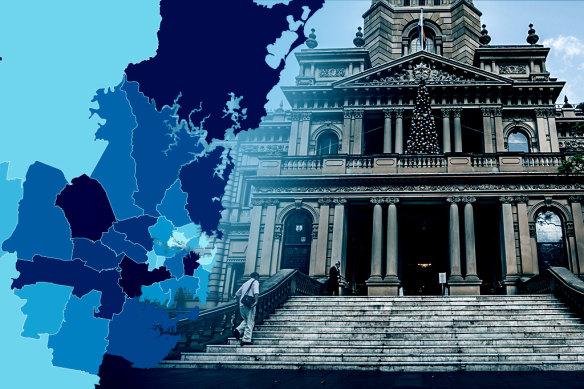 Eight of the 10 richest LGAs in Sydney have the best access to councillors