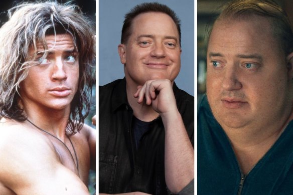 Brendan Fraser once described his younger, muscle-bound self as looking ″⁣like a walking steak”. His performance in The Whale finds him transformed.
