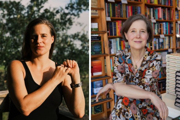 Lauren Groff, left, and Ann Patchett have taken on the book-banners.