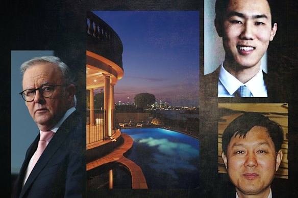 Anthony Albanese, the Point Piper home Mandalay, Felix Lee and his father Phillip Dong Fang Lee.