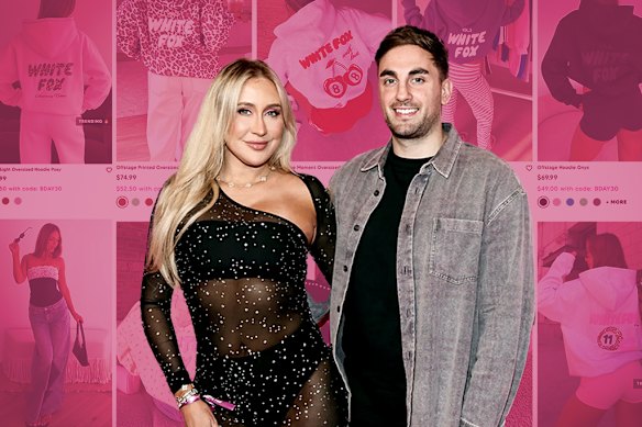 White Fox founders Georgia and Daniel Contos.