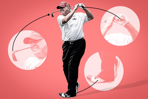 Most of Donald Trump’s golf equipment is partly manufactured outside the United States.