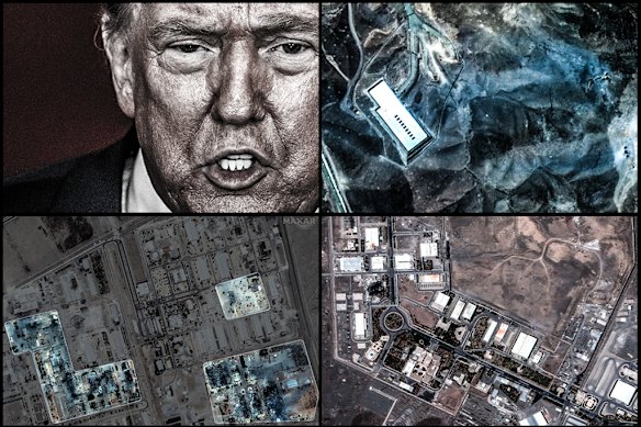 Before and after satellite images reveal the extent of the damage at three nuclear facilities in Iran.