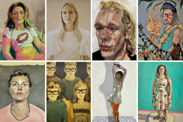 The Salon des Refuses exhibition is for portraits that didn’t make the Archibald Prize cut.