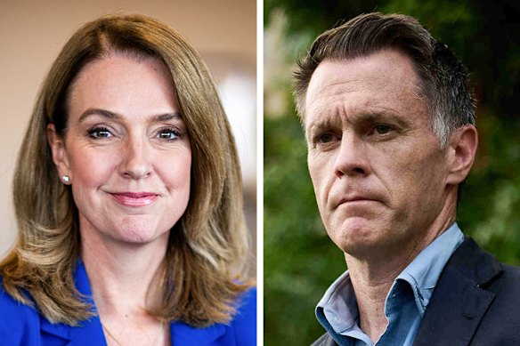 NSW Opposition Leader Kellie Sloane and Premier Chris Minns have a year until the 2027 state election.