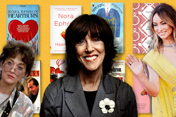 From Meryl Streep (left) to Olivia Wilde (right), the appetite for Heartburn by Nora Ephron (middle) remains strong. 