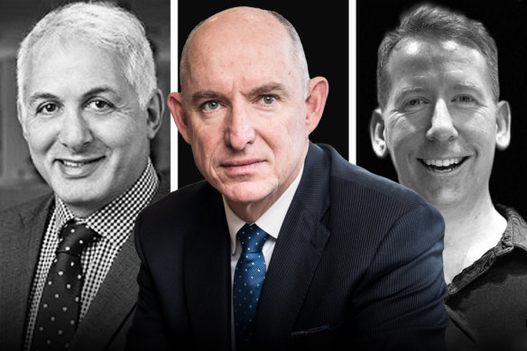 David Milo, Coalition MP Stuart Robert and John Margerison