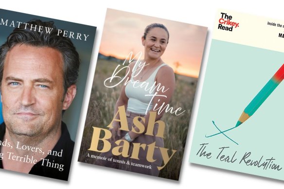 Books to read this week include memoirs by Matthew Perry and Ash Barty, plus Margot Saville on The Teal Revolution.