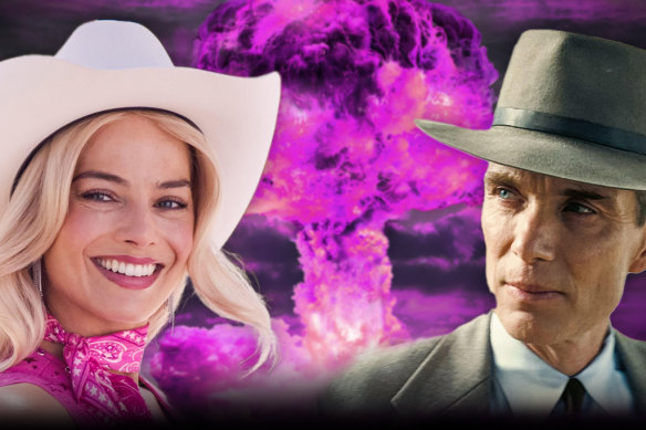 Margot Robbie and Cillian Murphy starred in Barbie and Oppenheimer.