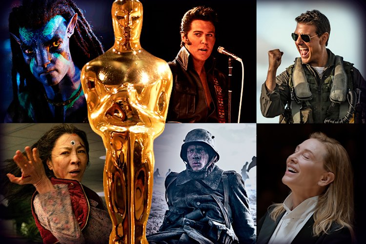 Some of the best picture contenders at the 2023 Oscars.