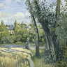 Sunlight on the Road, Pontoise (1874) by Camille Pissarro