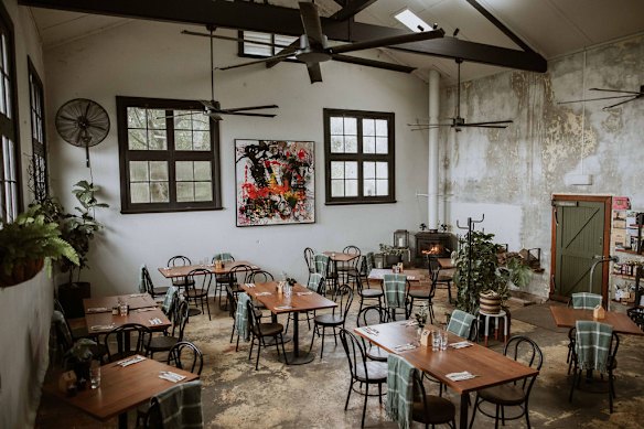 The old buttery factory has been transformed into a dining room.