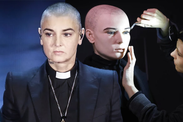 The wax figure of Sinéad O’Connor did not compare. So they pulled it