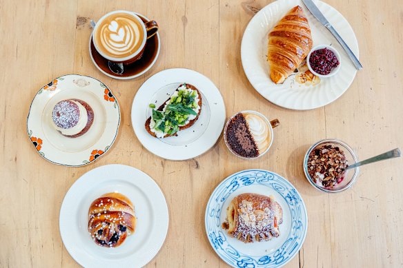 Pastries and sandwiches constantly rotate throughout the year.