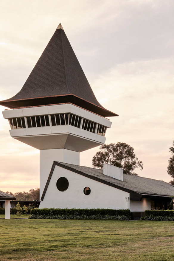 The striking exterior.