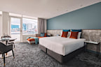The room was huge and had an extremely comfortable bed.