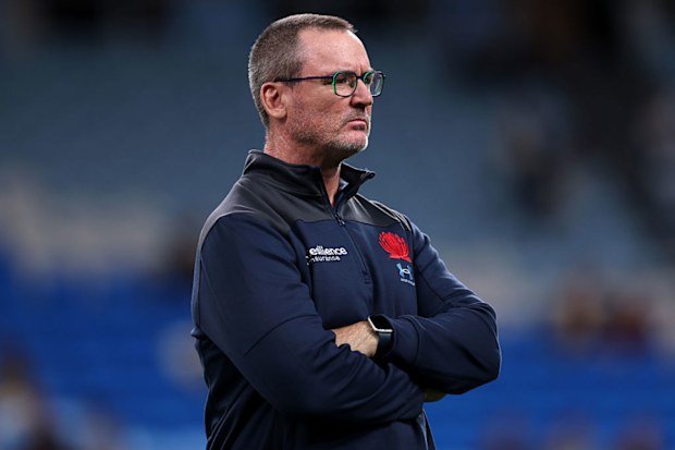 Waratahs coach Dan McKellar at Allianz Stadium.