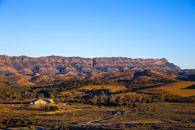 A homestead surrounded by Australian landscape