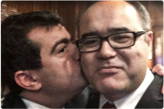 Sam Dastyari (L) and Adem Somyurek