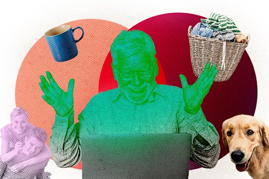 Richard has the option of working from home but prefers to be in the office.