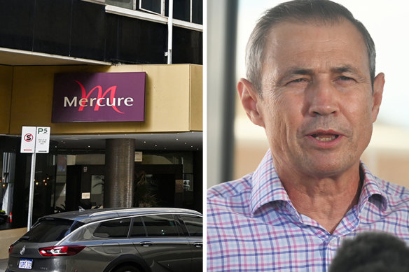 WA Health Minister Roger Cook says it is ‘unlikely’ any non-infected quarantine hotel guests are currently in neighbouring rooms to people with the virus.