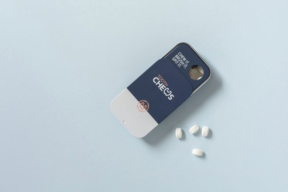 Tooth Chews sells fluoridated toothpaste in tablet form.