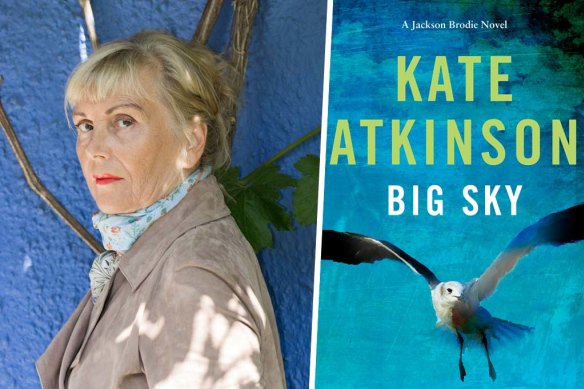 Author Kate Atkinson and her novel Big Sky.