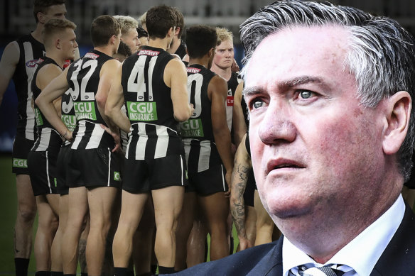Eddie McGuire was adamant Collingwood is on the right path to stamping out racism at the club. 