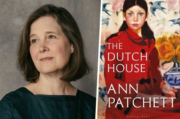 Author Ann Patchett and her novel The Dutch House.
