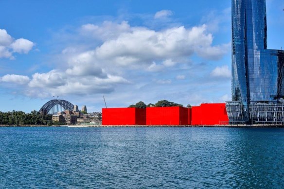 The most recent building envelopes for Central Barangaroo, which will rise above the future Metro station.