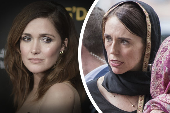 Australian Rose Byrne is reportedly attached to play New Zealand PM Jacinda Ardern.