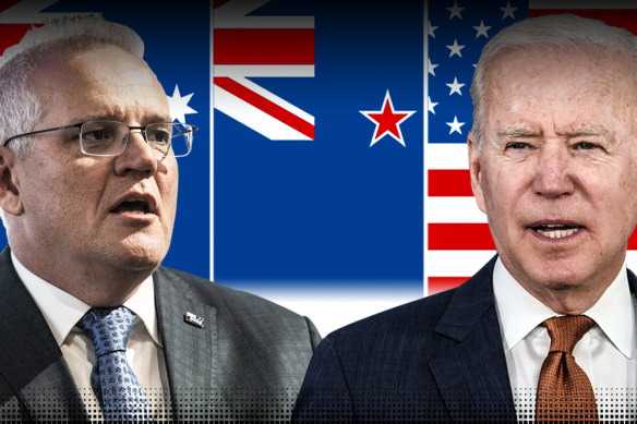 Plans are under way for Scott Morrison to go to the US to meet Joe Biden and commemorate the 70th anniversary of the signing of the ANZUS treaty. 