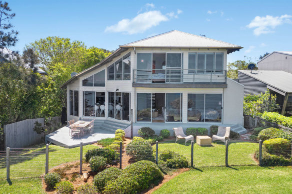 The clifftop house Albanese bought for $4.3 million. 